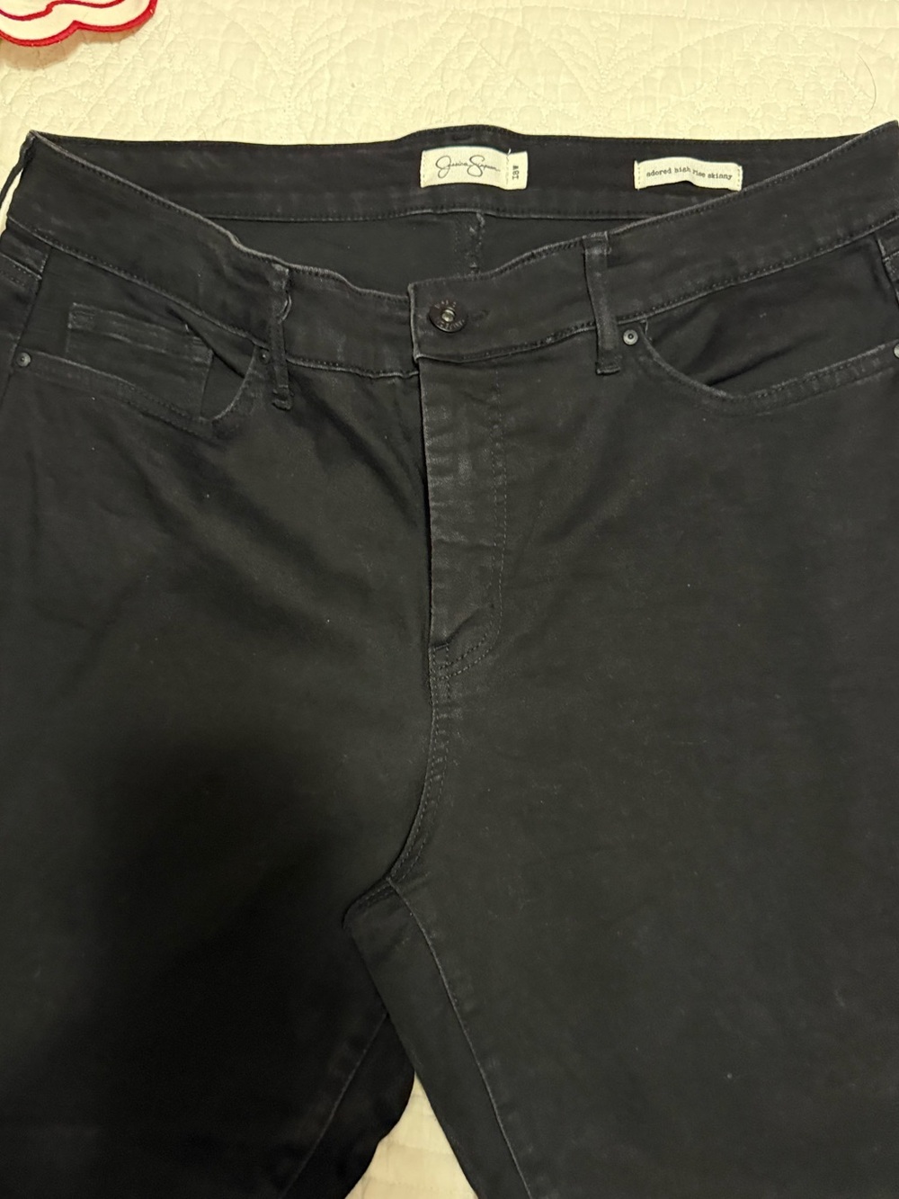 Jessica SimpsonWomen’s Slim Jeans in Black 18w